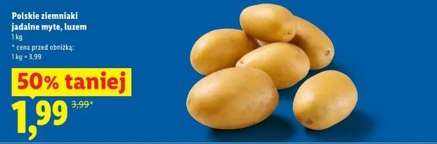 Polskie ziemniaki jadalne myte