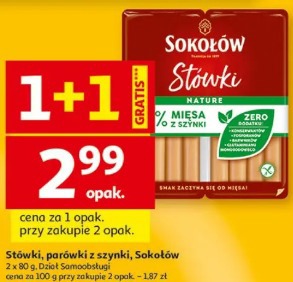Stówki, parówki z szynki Sokołów