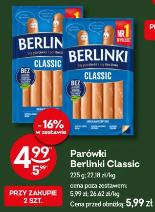 Parówki Berlinki Classic