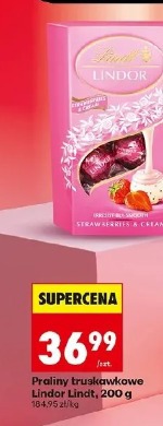 Praliny truskawkowe Lindor Lindt