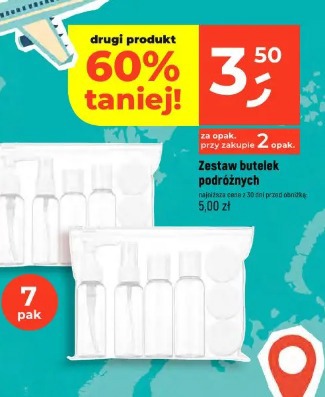 Zestaw butelek podróżnych