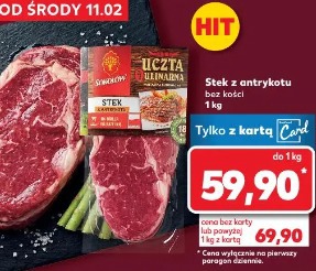 Stek z antrykotu bez kości