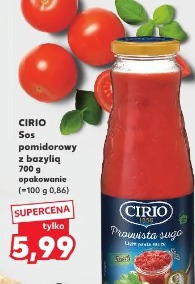 Cirio Sos pomidorowy z bazylią