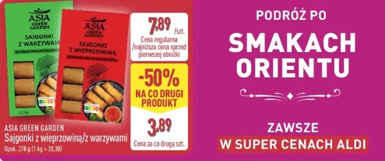 Asia Green Garden Sajgonki z wieprzowiną/z warzywami