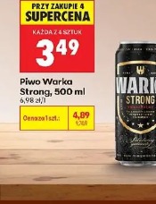 Piwo Warka Strong