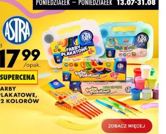Farby plakatowe Astra 12 kolorów
