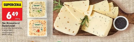 Ser Kaszubski Światowid z papryką, koziarką, z czosnkiem niedźwiedzim