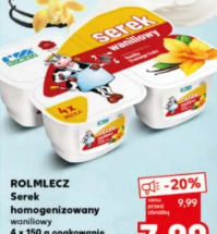 Rolmlecz Serek homogenizowany waniliowy