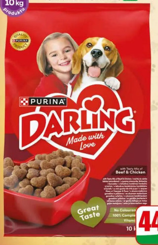 Sucha karma dla psa wołowina Darling