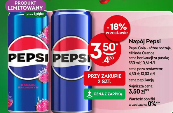 Napój Pepsi Pepsi Cola, Mirinda Orange