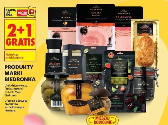 Produkty marki Biedronka
