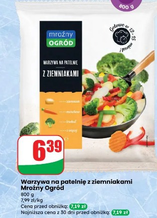 Warzywa na patelnię z ziemniakami Mrożny Ogród