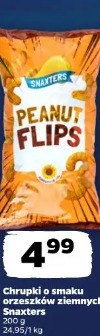Chrupki o smaku orzeszków ziemnych SnaXters