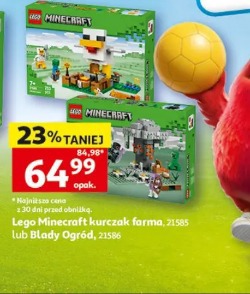 Lego Minecraft kurczak farma, 21185 lub Blady Ogród, 21586