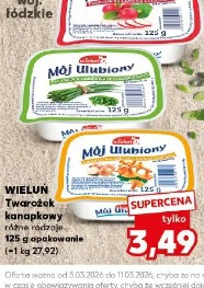 Wieluń Twarożek kanapkowo-sałatkowy różne rodzaje