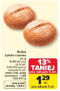 Bułka żytnio-razowa