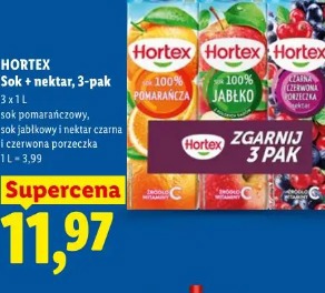 Hortex Sok + nektar, 3-pak