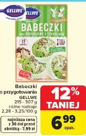 Babeczki do przygotowania GELLWE