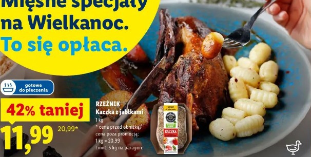 Rzeźnik Kaczka z jabłkami