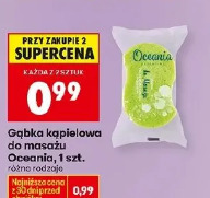Gąbka kąpielowa do masażu Oceania