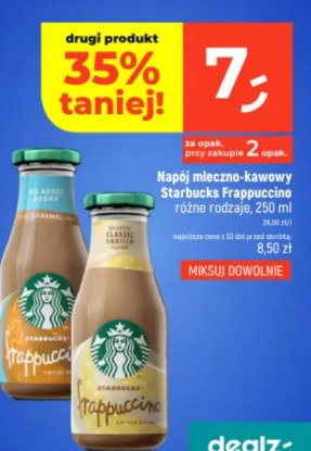 Napój mleczno-kawowy Starbucks Frappuccino
