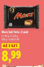 Mars lub Twix, 3-pak