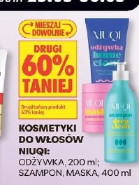 Kosmetyki do włosów NiUQi: odżywka, szampon, maska