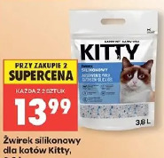 Kitty żwirek silikonowy dla kotów, 3.8 l