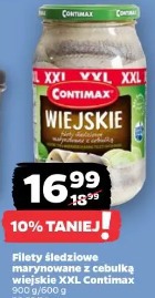 Filety śledziowe marynowane z cebulką wiejskie XXL Contimax