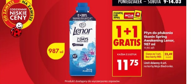 Płyn do płukania tkanin Spring Awakening Lenor