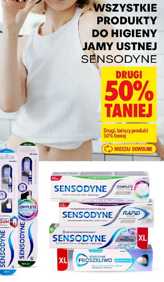 Wszystkie produkty do higieny jamy ustnej Sensodyne