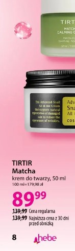 TIRTIR Matcha krem do twarzy