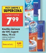 Agent Max kostka żelowa do WC 75 ml