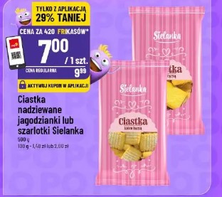 Ciastka nadziewane jagodzianki lub szarlotki Sielanka