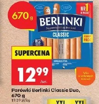 Parówki Berlinki Classic Duo