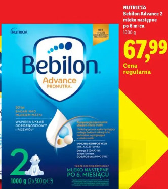 Nutricia Bebilon Advance 2 mleko następne po 6 m-cu
