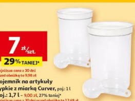 Pojemnik na artykuły sypkie z miarką Curver
