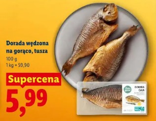 Dorada wędzona na gorąco, tusza