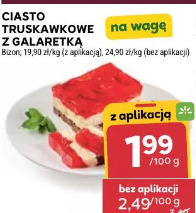 Ciasto truskawkowe z galaretką Bizon