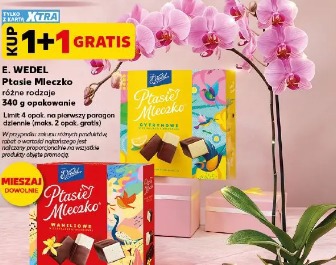 E. Wedel Ptasie Mleczko różne rodzaje