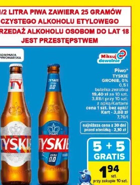 Piwo Tyskie Gronie