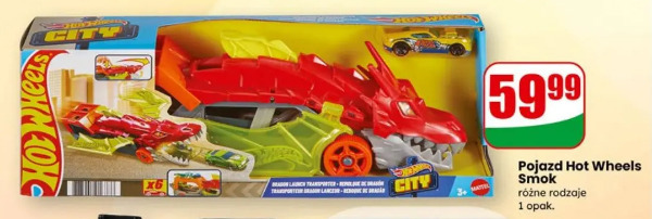 Pojazd Hot Wheels Smok