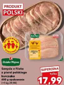 Snycle z fileta z piersi polskiego kurczaka