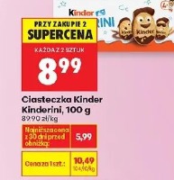 Ciasteczka Kinder Kinderini, 100 g