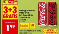 Napój gazowany Coca-Cola lub Coca-Cola Zero Cukru, Fanta, Sprite