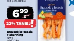 Brzuszki z łososia Fisher King