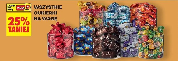 Wszystkie cukierki na wagę