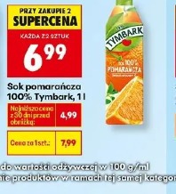 Sok pomarańcza 100% Tymbark