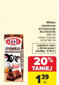 Mleko smakowe WYPASIONE MLEKOVITA