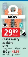 Łosoś świeży ze skórą Mowi